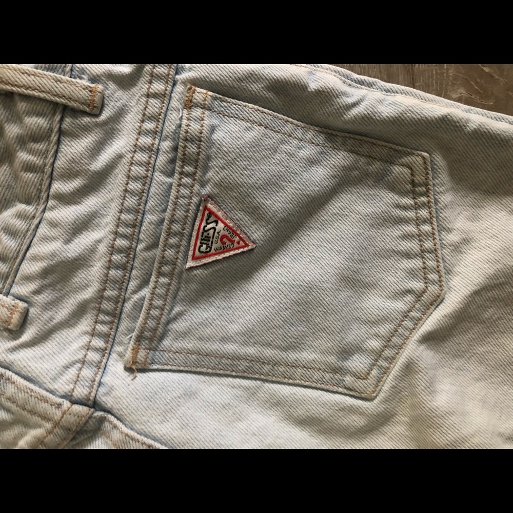 Vintage guess jean shorts